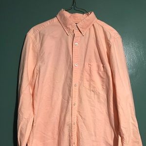 Men’s cantaloupe colored button up